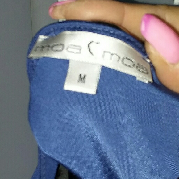 MoaMoa Navy Tback Bubble Dress - Picture 5 of 5